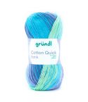 Gründl Wolle Cotton Quick Batik 100g hellblau-violett-. Nr01