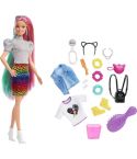 Mattel Barbie Rainbow Cheetah Hair Feature Puppe GRN81