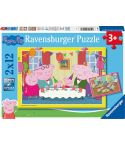 Ravensburger Kinderpuzzle 2x12tlg. Peppa Pig 12004017