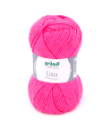 Gründl Wolle Lisa Premium Uni Nr.30 Neon-Rosa