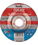 KWB Cut-Fix Schruppscheibe Metallbearbeitung ØxHöhe:115x6mm