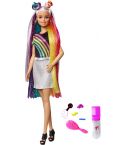 Barbie Regenbogen-Glitzerhaar