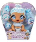 MGA Glitter Babyz Doll Light Blue (Snowflake) 574859EUC