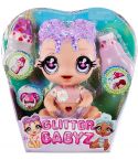 MGA Glitter Babyz Doll Lavender (Flower)574866EUC