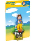 Playmobil 1.2.3 - Frau mit Hund 6977