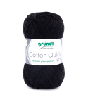 Gründl Wolle Cotton Quick Uni Nr.011 Schwarz