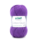 Gründl Wolle Cotton Quick Uni Nr.130 Violett