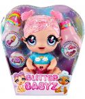 MGA Glitter Babyz Doll Pink /Rainbow)574842EUC