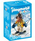 Playmobil Family Fun Skifahrer mit Snowblades 9284