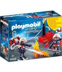 Playmobil City Action Feuerwehrmänner mit Löschpumpe 9468