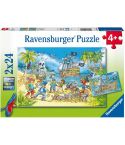 Ravensburger Kinderpuzzle 2x24tlg. Die Abenteuerinsel