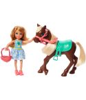 Mattel Chelsea Puppe & Pony GHV78