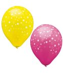 Luftballons bunt mit Sternen (15 Stück)