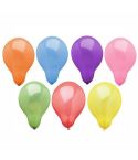 Papstar Luftballons rund Ø19cm farbig sortiert 10049