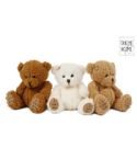 Trend Plüsch Teddybär sitzend 18cm mit Flicken & I love you