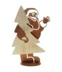 Weihnachtsmann mit Baum 31x19,5x8,5cm