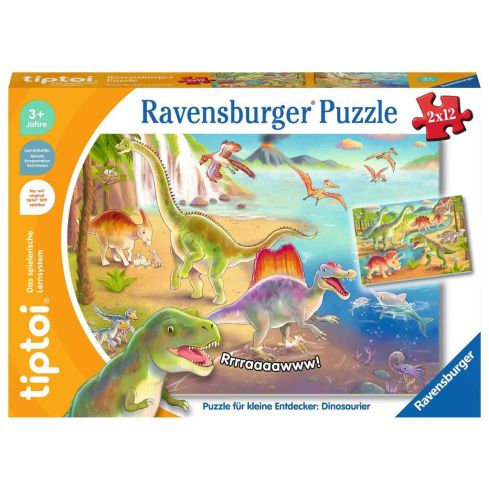 Ravensburger Tiptoi Puzzle für kleine Entdecker: Dinosaurier