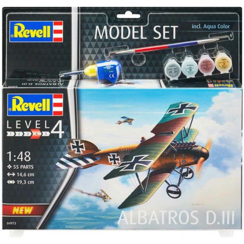 Revell Bausatz Model Set: Albatros DIII 64973