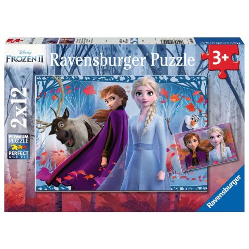 Ravensburger Kinderpuzzle 2x12tlg. Reise ins Ungewisse