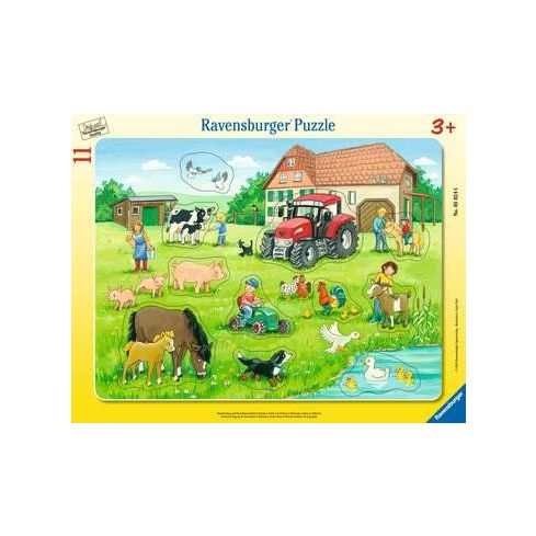Ravensburger Rahmenpuzzle 11tlg. Sommertag auf dem Bauernhof