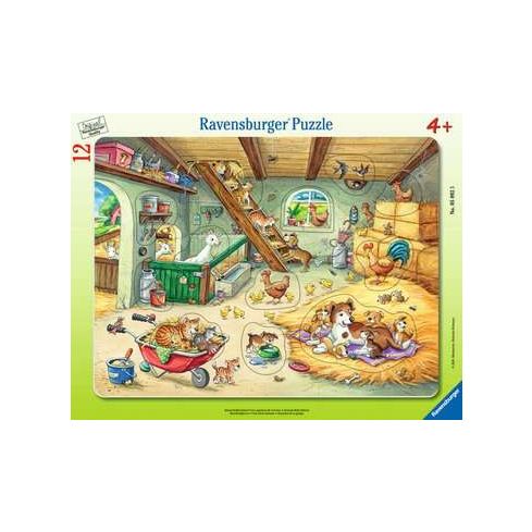 Ravensburger Rahmenpuzzle 12tlg. Bauernhofbewohner