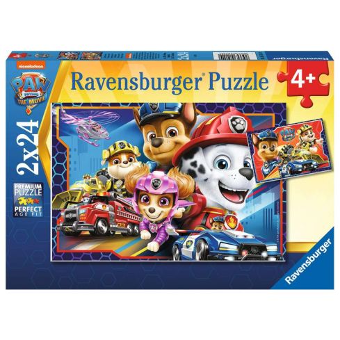 Ravensburger Kinderpuzzle 2x24tlg Paw Patrol Allzeit bereit