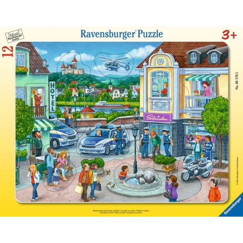 Ravensburger Rahmenpuzzle 8-17tlg. Polizeieinsatz mit Hannah