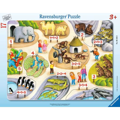 Ravensburger Rahmenpuzzle 17tlg. Erstes Zählen bis 5 05233