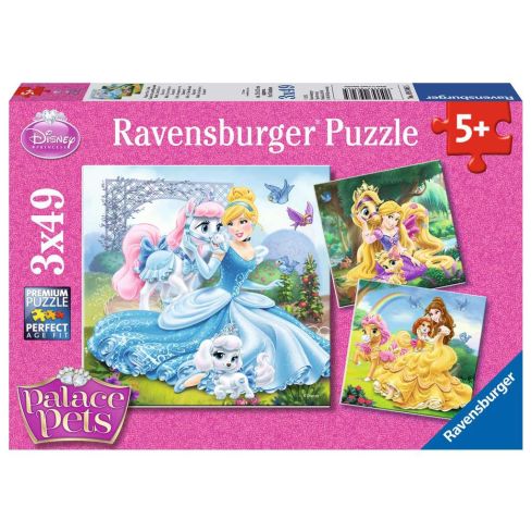 Ravensburger Kinderpuzzle 3x49tlg. Belle,Cinderella&Rapunzel
