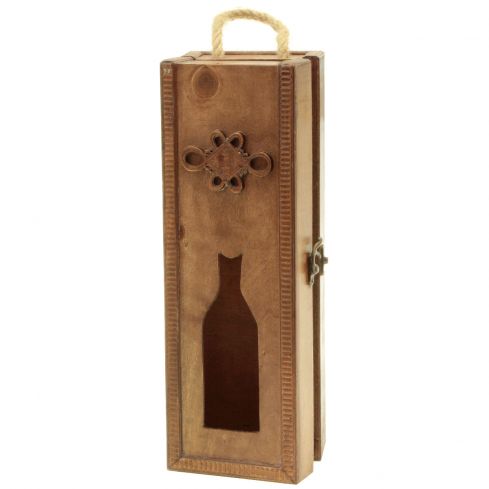 Weinflaschenbox Holz