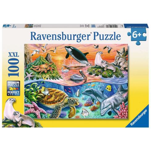 Ravensburger Kinderpuzzle 100tlg. XXL Bunter Ozean