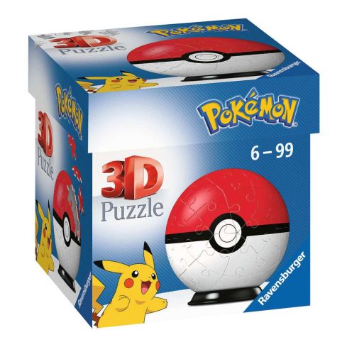 Ravensburger 3D Puzzle 54tlg. Pokemon Pokeball Classic 11256