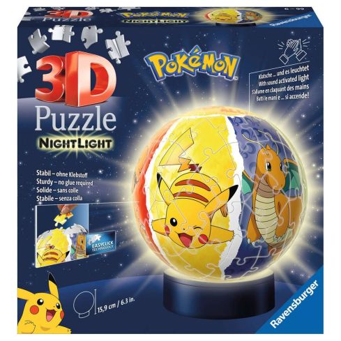Ravensburger 3D Puzzle 72tlg. Nachtlicht Pokemon