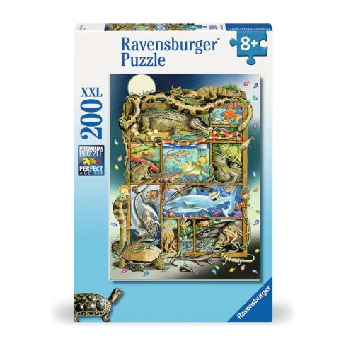 Ravensburger Kinderpuzzle 200tlg. XXL Reptilien im Regal