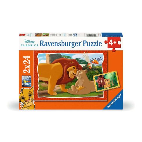 Ravensburger Kinderpuzzle 2x24tlg. König der Löwen 01029