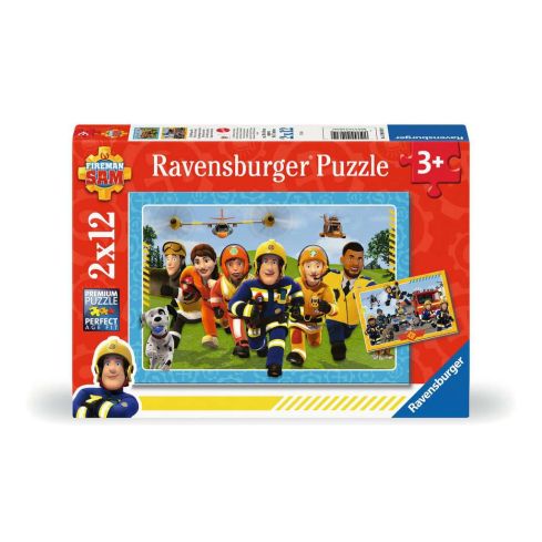 Ravensburger Kinderpuzzle 2x12tlg. Feuerwehrmann Sam 01031