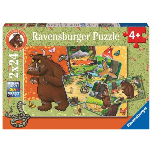 Ravensburger Kinderpuzzle 2x24tlg. The Gruffalo 01050