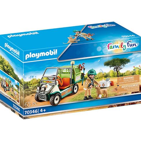 Playmobil City Life Zoo-Tierarzt mit Fahrzeug 70346
