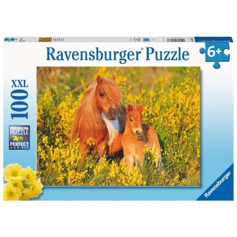 Ravensburger Kinderpuzzle 100tlg. XXL Shetlandponys