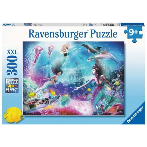 Ravensburger Puzzle 300tlg. XXL Im Reich der Meerjungfrauen 