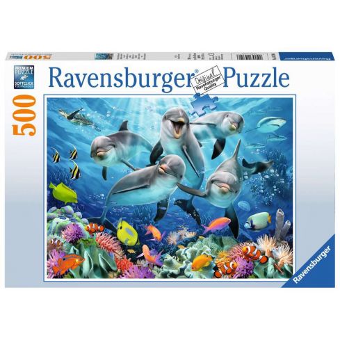 Ravensburger Puzzle 500tlg. Delfine im Korallenriff
