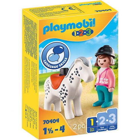 Playmobil Reiterin mit Pferd 70404