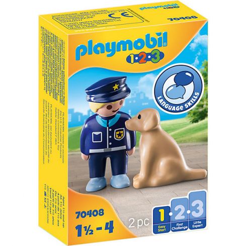 Playmobil Polizist mit Hund 70408