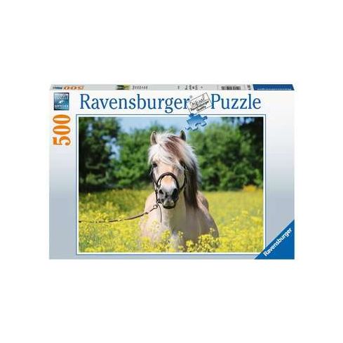Ravensburger Puzzle 500tlg. Pferd im Rapsfeld