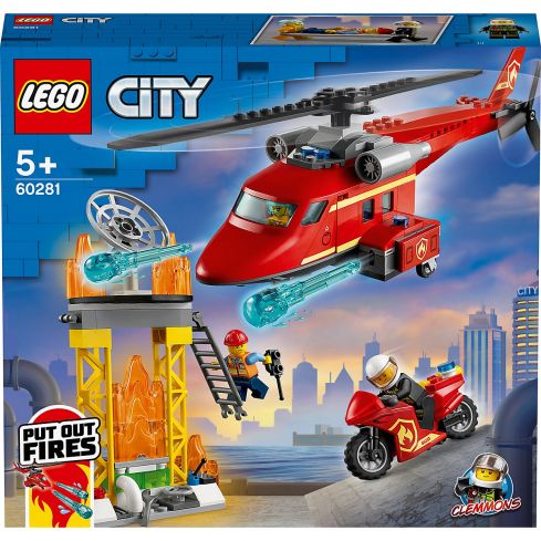 Lego City Fire Feuerwehrhubschrauber 60281