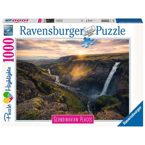 Ravensburger Puzzle 1000tlg. Haifoss auf Island