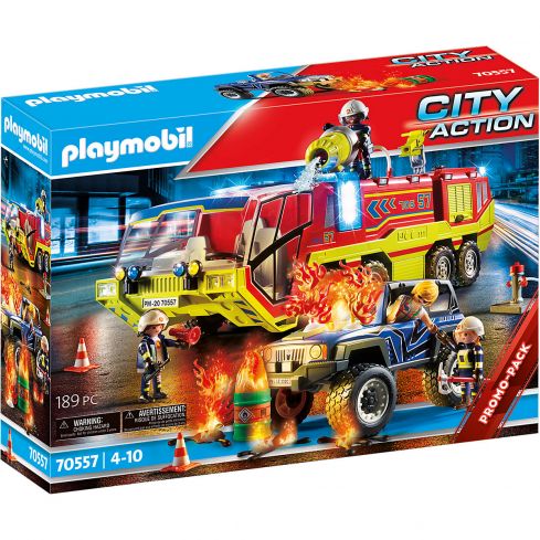 Playmobil Feuerwehreinsatz mit Löschflugzeug 70557