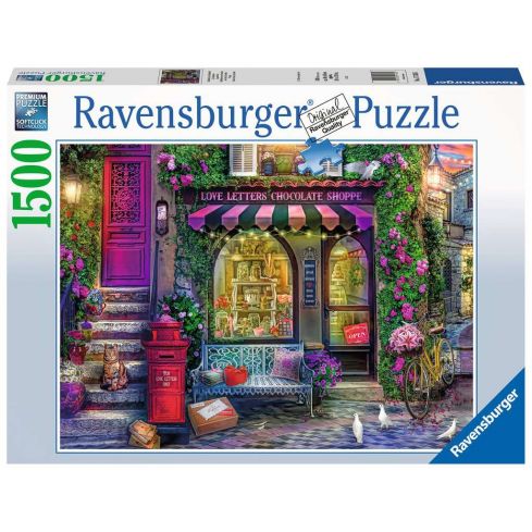Ravensburger Puzzle 1500tlg. Liebesbrief und Schokolade