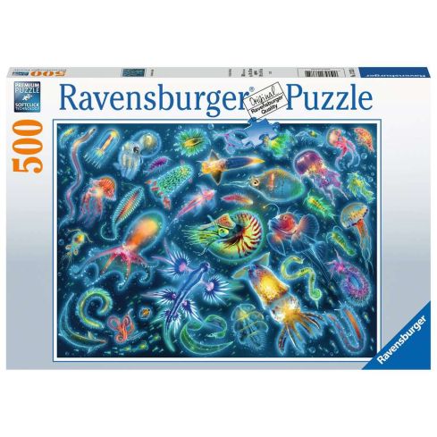 Ravensburger Puzzle 500tlg. Farbenfrohe Quallen 17375