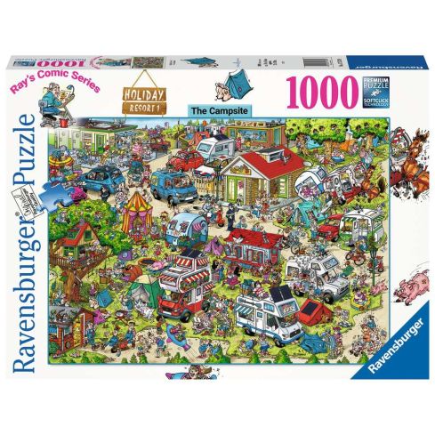 Ravensburger Puzzle 1000tlg. Holiday Resort 1 - The Campsite
